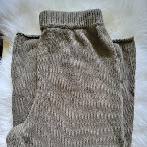 The Wide Leg Knit Trouser